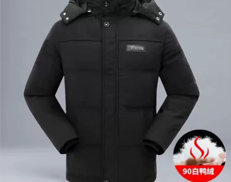 南极人中老年羽绒服男加厚中年人短款爸爸装老...