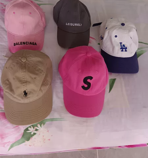棒球帽，鸭舌帽，白蓝色是mlb正品80出，...