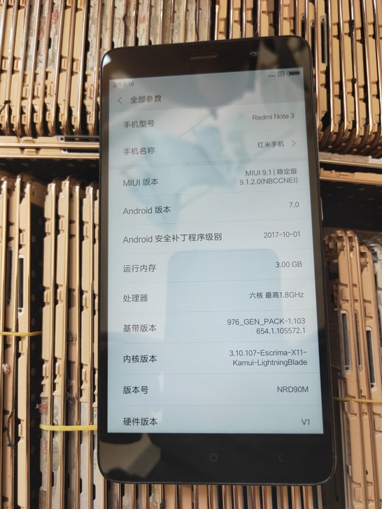 二手小米红米note3 全网通4g安卓智能...