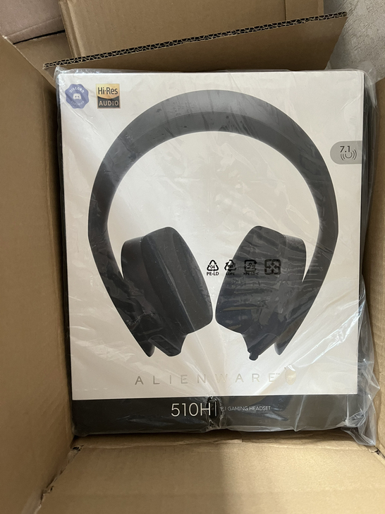 外星人耳机510H，全新未拆封 。