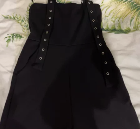 黑色连体阔腿裤 感兴趣的话点“我想要”和我...