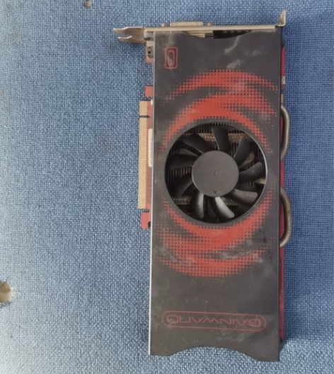 拆机坏9800gt512的，点不亮风扇转，...