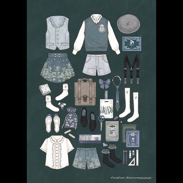 服装设计插画素材400+图