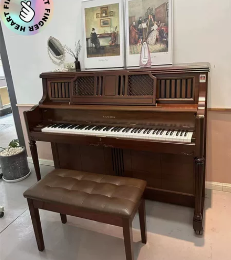 二手钢琴，三益钢琴，成色新～ 可上门来看。...