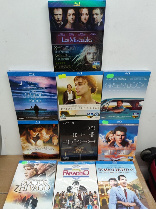 经典影片蓝光碟。盒装。全新未拆封。实物拍摄...