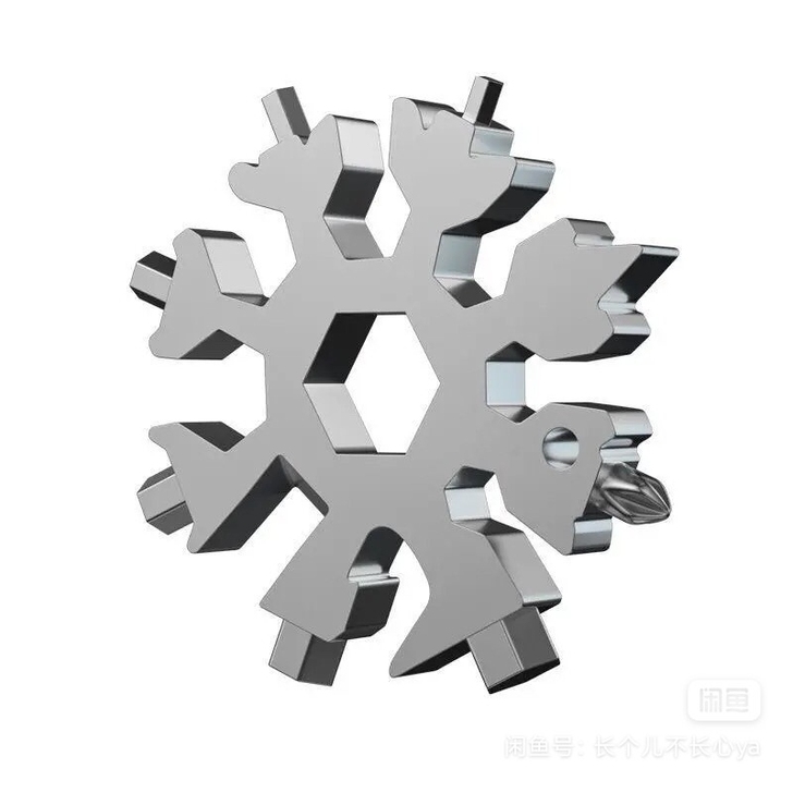 厂家直销18合一多功能工具卡雪花形多用途扳...