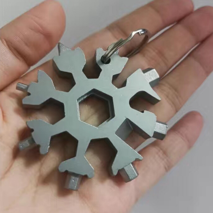 18合一多功能雪花扳手工具钢八角内六角轻便...