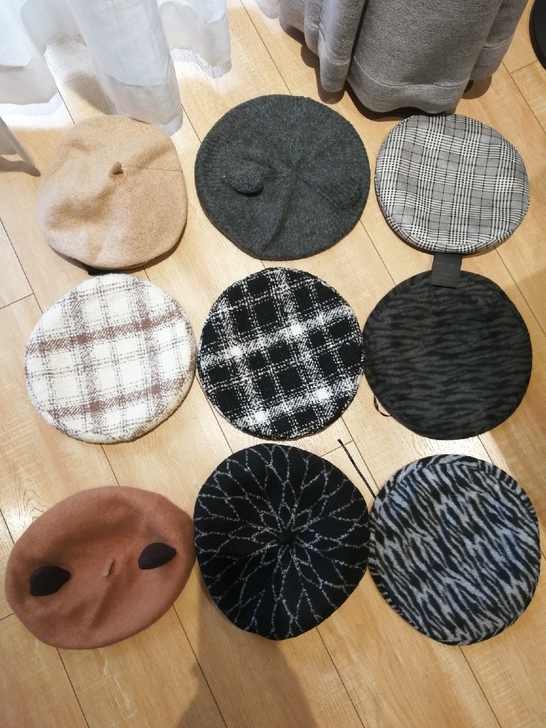 画家帽贝雷帽不赚钱处理，都是全新，质量都不...