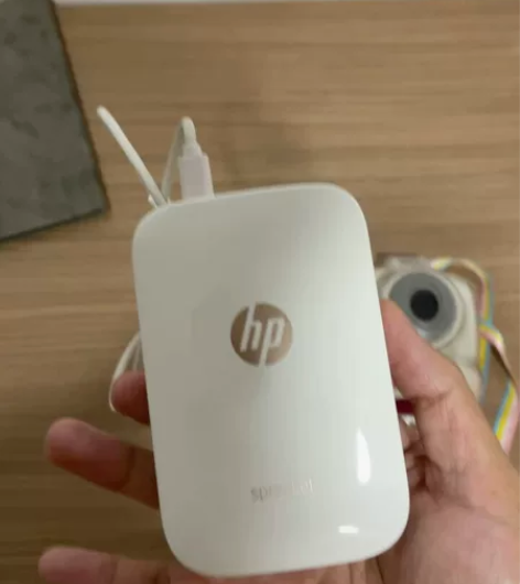 惠普小印+富士拍立得粉色mini相机 打包...