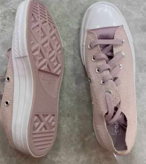 converse匡威休闲运动鞋 粉紫色 3...