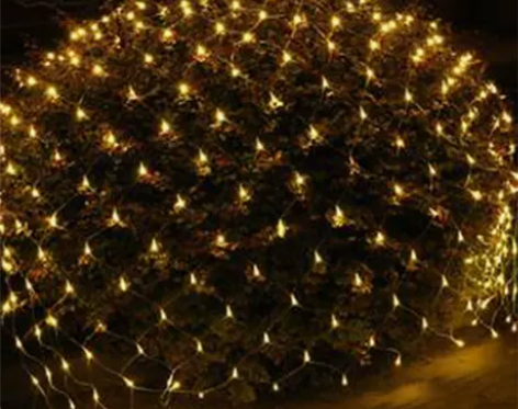 led新款渔网灯彩灯户外装饰防水节日圣诞婚...