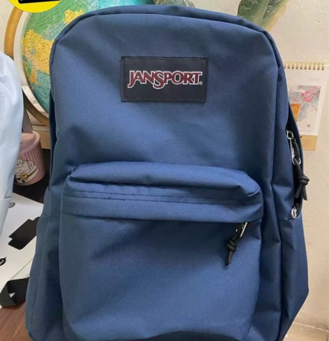 全新藏蓝Jansport杰斯伯正品双肩背包...