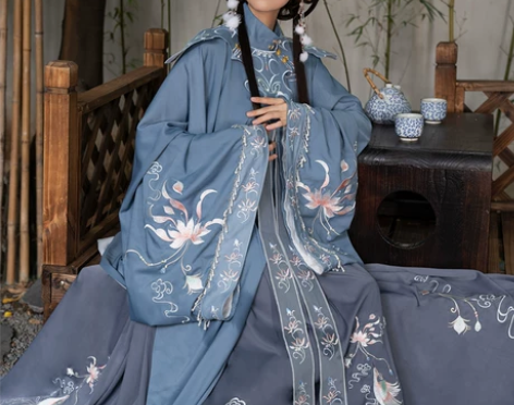 【狂欢价】清梳原创西府幽兰明制汉服立领长袄...