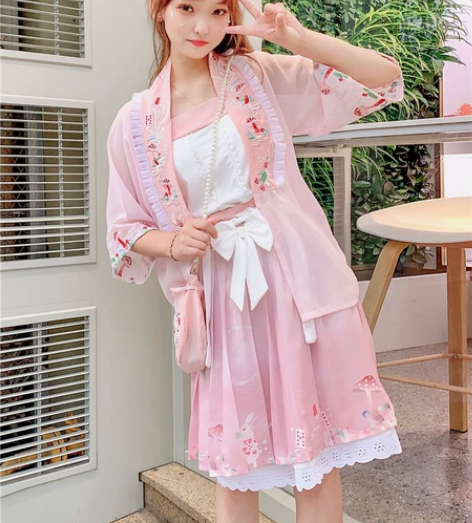 （半退坑出）汉旭宋制汉服女中国风原创梦游仙...