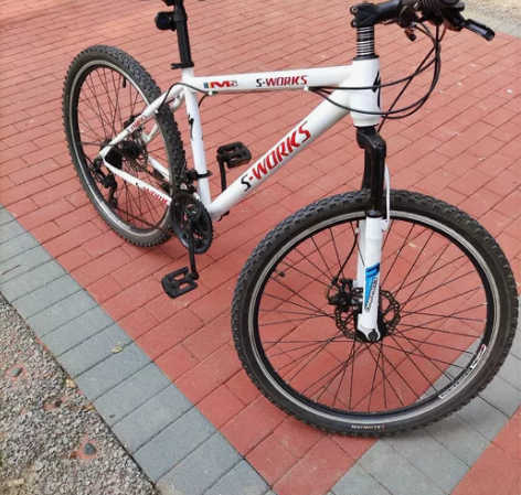 DIY自组山地自行车,成色还可以,刚刚做了...