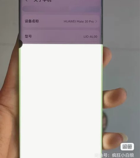 华为mate30Pro 4G版，麒麟990...