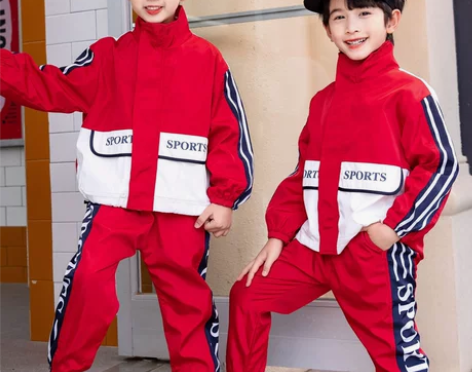 小学生校服套装幼儿园园服春秋冬装冲锋衣