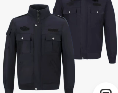 派发同款藏青毛料春秋执勤服冬季棉衣羊绒内胆...