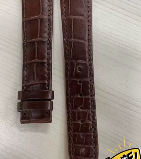 特价！全新飞亚达美洲鳄鳄鱼皮表带，尺寸20...