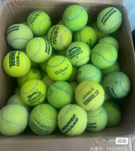 二手网球，旧网球，宠物球，。8。9成新的网...