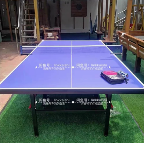 乒乓球台家用可折叠式标准室内乒乓球桌案子带...