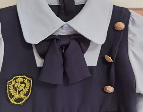 100码学院风裙子儿童裙衬衫裙 不建议胖宝...