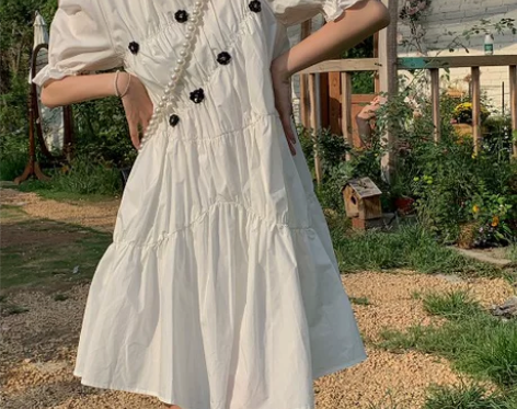 夏季2022新款公主风裙子设计小众法式初恋...