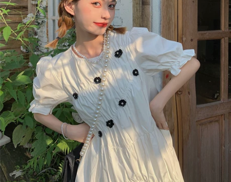 夏季2022新款公主风裙子设计小众法式初恋...