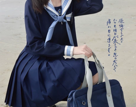 【雾中】原创日系正版水手服jk制服春夏长短...