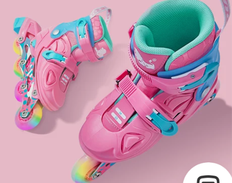 孩子长大，用不上了，美洲狮溜冰鞋儿童溜冰鞋...