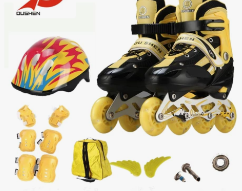 正品溜冰鞋儿童全套装3-4-5-6-8-