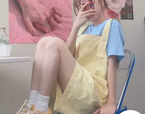 15包邮！盐系背带牛仔短裤女2021年夏季...