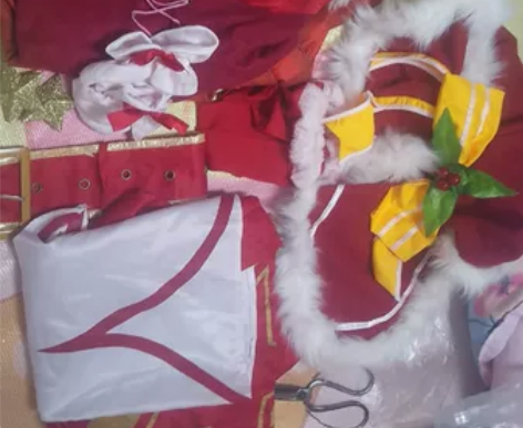 多肉君貂蝉圣诞恋歌cos大全套 仅衣配17...