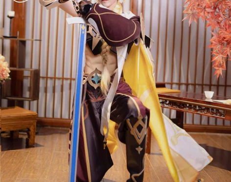 猩红女巫原神空cos服旅行者空cospla...