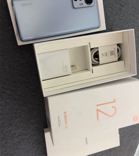 小米12 蓝色 8+128G 全原全套配置...