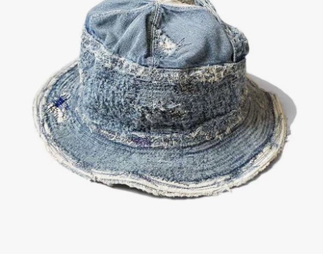 温酒 Kapital老人与海糜烂牛仔渔夫帽...