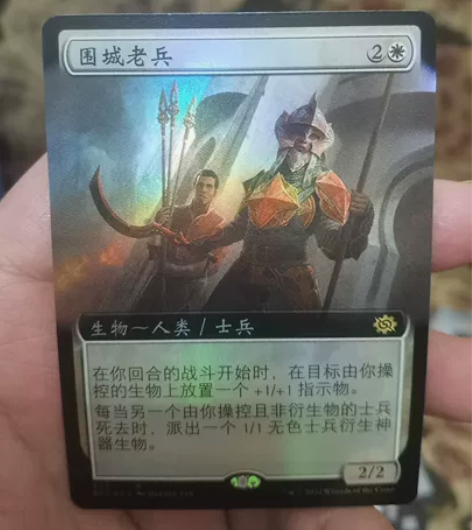 围城老兵 简中 扩画 闪 万智牌 兄弟之战...