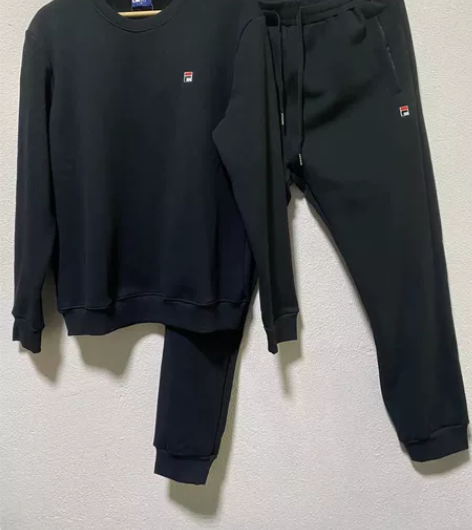 斐乐卫衣秋冬男士圆领套头运动服跑步健身长袖...