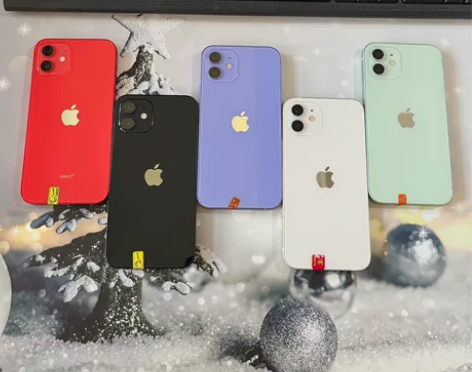 iPhone12紫色128G纯原美版12白...