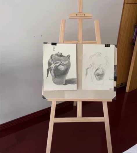 1.5木制画板画架套装4K画板素描写生折叠...