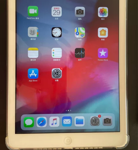 苹果平板五代无拆修进水纯原装功能一切正常,...