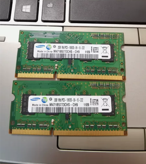 三星2G笔记本ddr3 1333内存2根一...