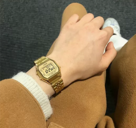 【小方块女表】海外直邮卡西欧CASIO手表...