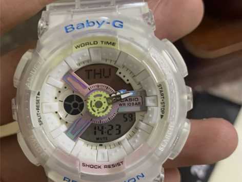 卡西欧 BABY-G 系列炫彩星空极光独角...