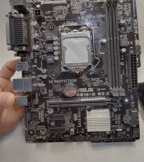 出3张 H81M小板 华硕H81M-D主板...