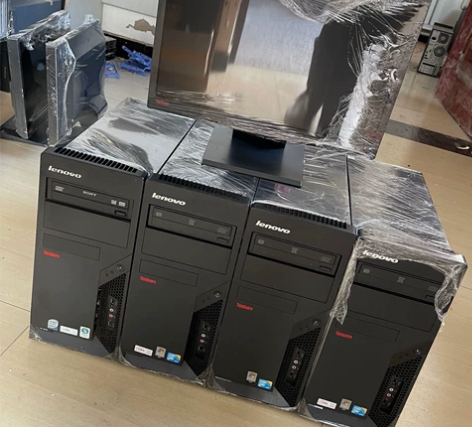 便宜甩卖联想台式i3i5办公主机家用学习主...