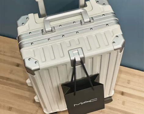 玖索PC铝框行李箱26寸28万向轮拉杆箱女...