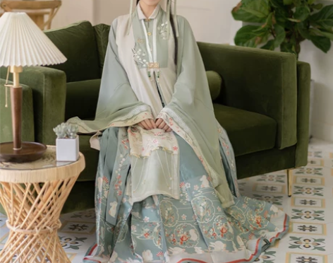 云藏月绣冷清秋冬季原创明制马面裙汉服女款全...