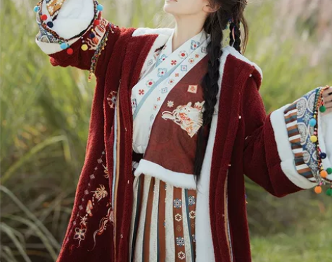 玉术汉服 落花 玉术原创汉服女【落花】汉元...