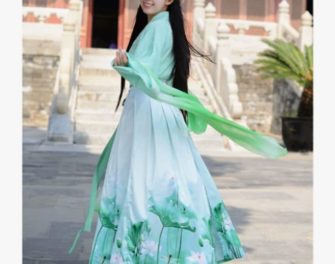 ?[如梦霓裳]汉服女装 对襟襦裙[采莲令(...